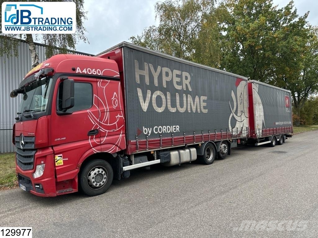 Mercedes-Benz Actros 2548 EURO 6, 6x2, Lift roof, Combi Schuifzeilopbouw
