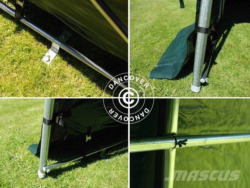 Dancover Portable Garage PRO 3,6x8,4x2,68m PVC Lagertelt Komunālā tehnika- Citi