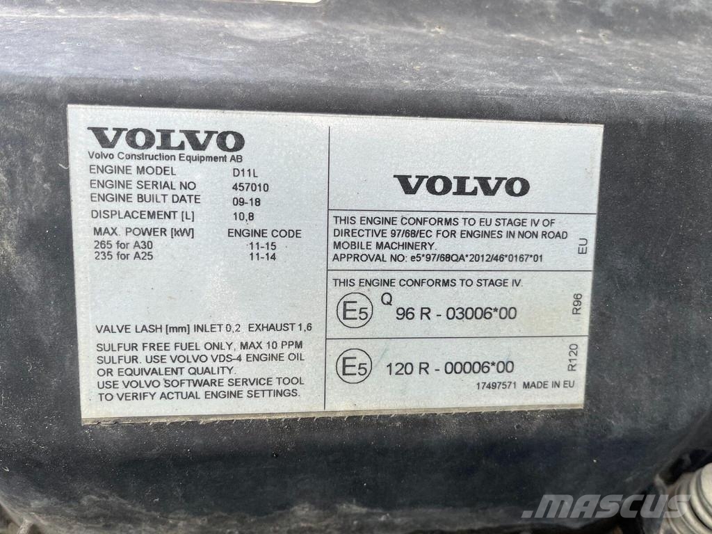 Volvo A25G Camiones articulados