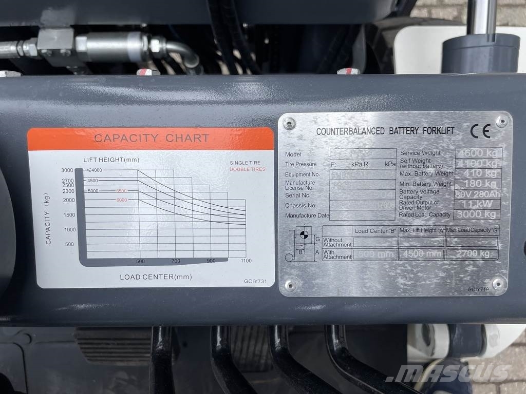 Eurotrac FE30 ECO electrische heftruck NIEUW Elektriske trucker