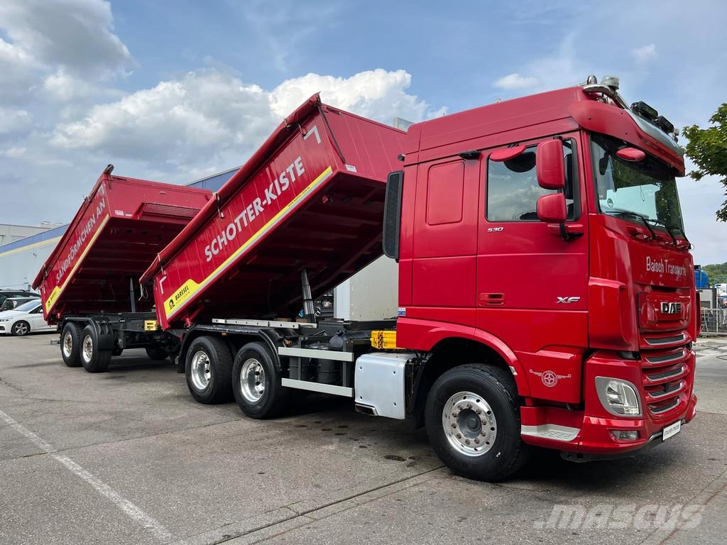 DAF XF 530 FAT, 6x4, Kempf 3-Seiten Kipper, Bordmatik Φορτηγά Ανατροπή