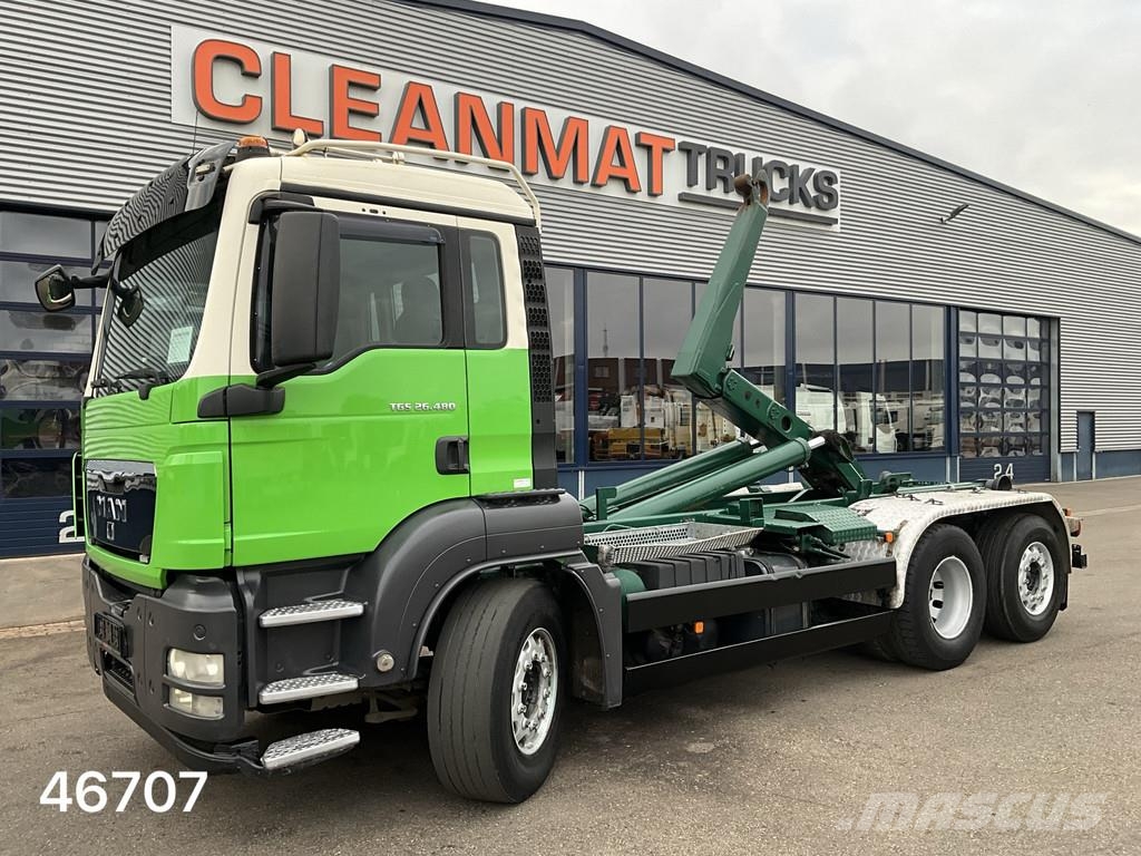 MAN TGS 26.480 Meiller 20 Ton haakarmsysteem Hook lift trucks