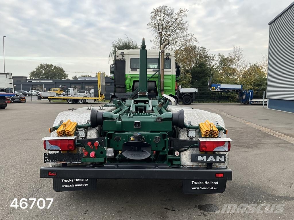MAN TGS 26.480 Meiller 20 Ton haakarmsysteem Treileri ar āķi