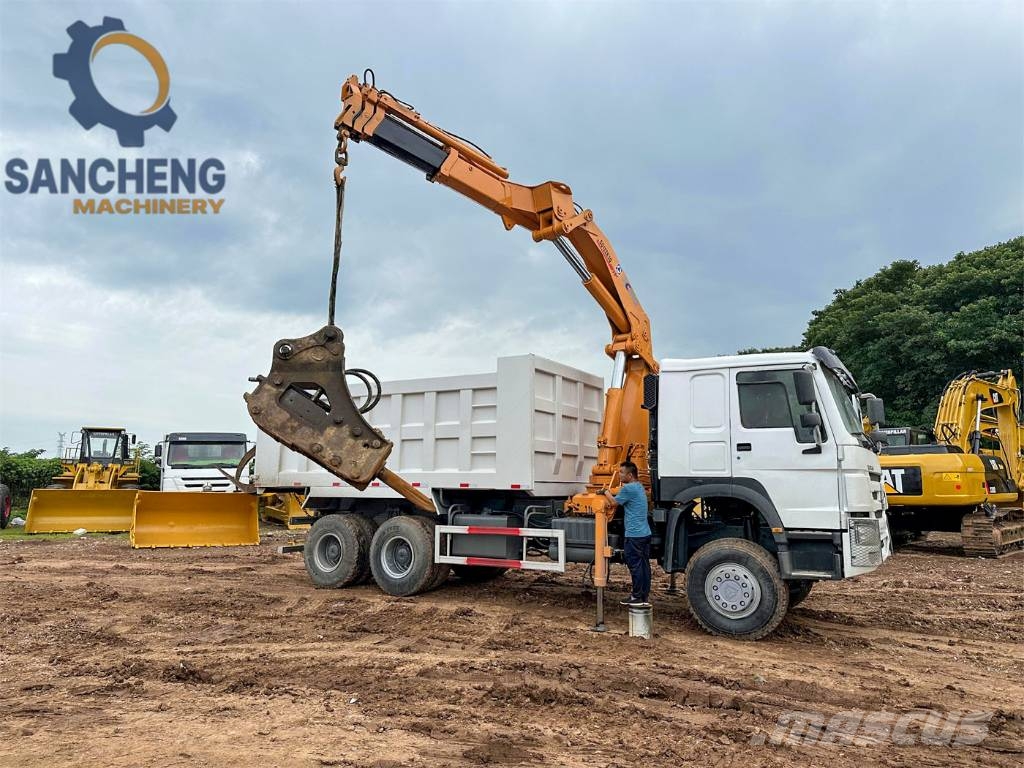 Howo 371 شاحنات الرافعات