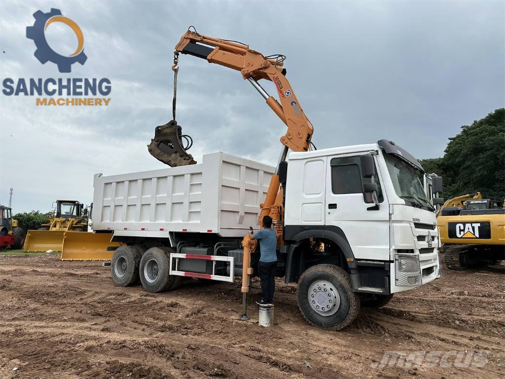 Howo 371 شاحنات الرافعات