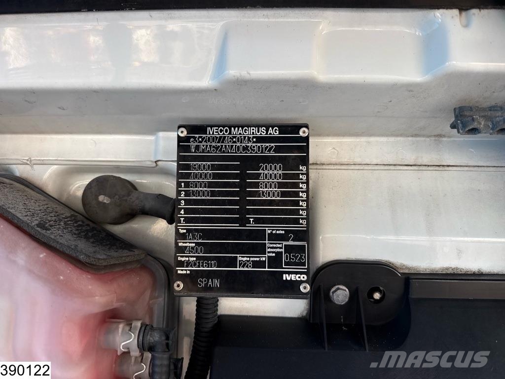 Iveco Stralis 310 EURO 6, Dhollandia, ACC Motrici centinate