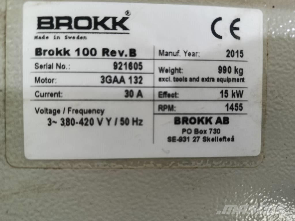 Brokk 100 husqvarna robot remote excavator digger bagger Excavadoras de demolición