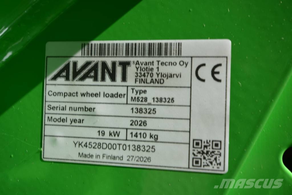 Avant 528 Minilader
