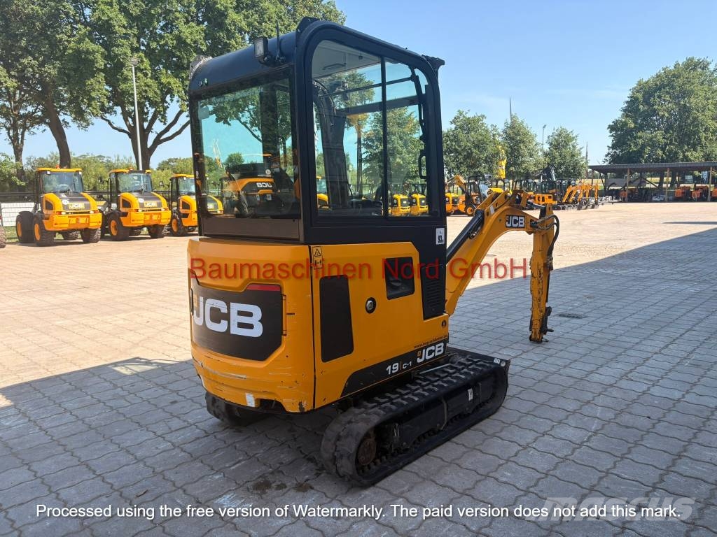 JCB 19C-1 gebraucht BJ 2023 1.680h Miniexcavadoras