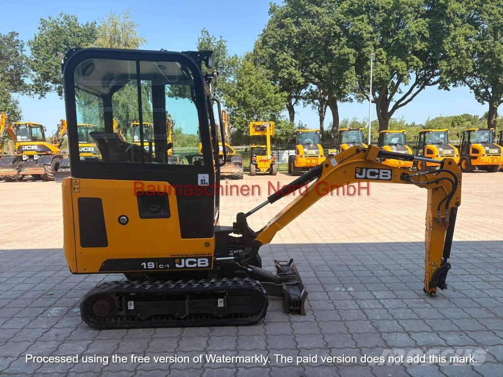 JCB 19C-1 gebraucht BJ 2023 1.680h Miniexcavadoras
