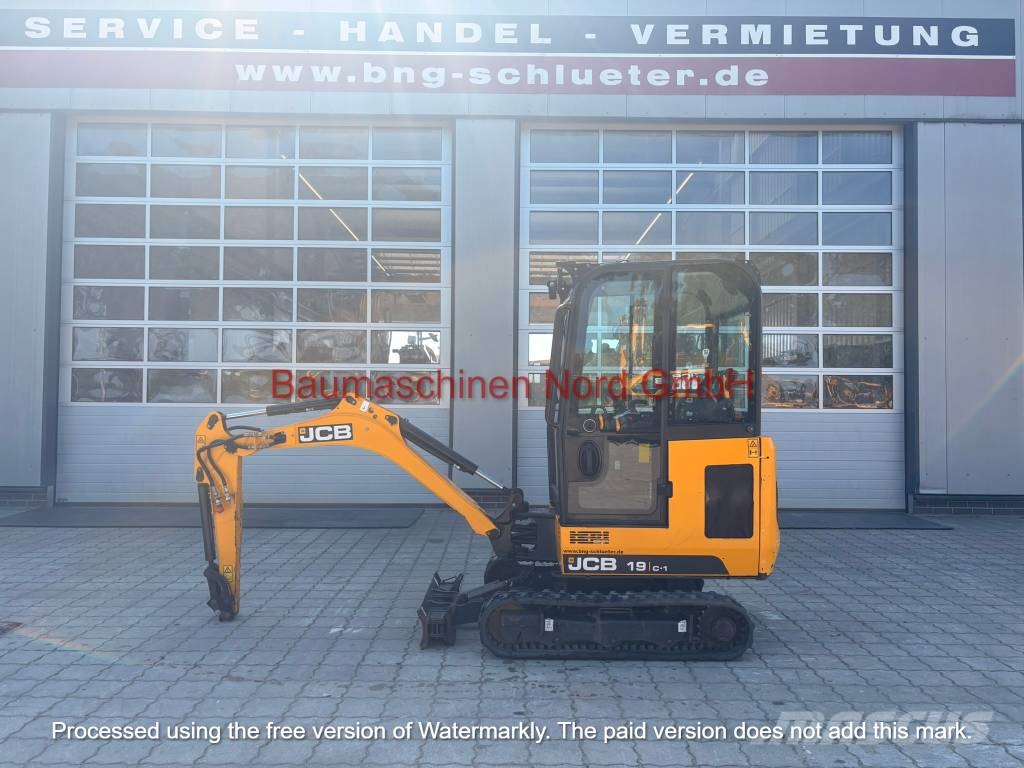JCB 19C-1 gebraucht BJ 2023 1.680h Miniexcavadoras
