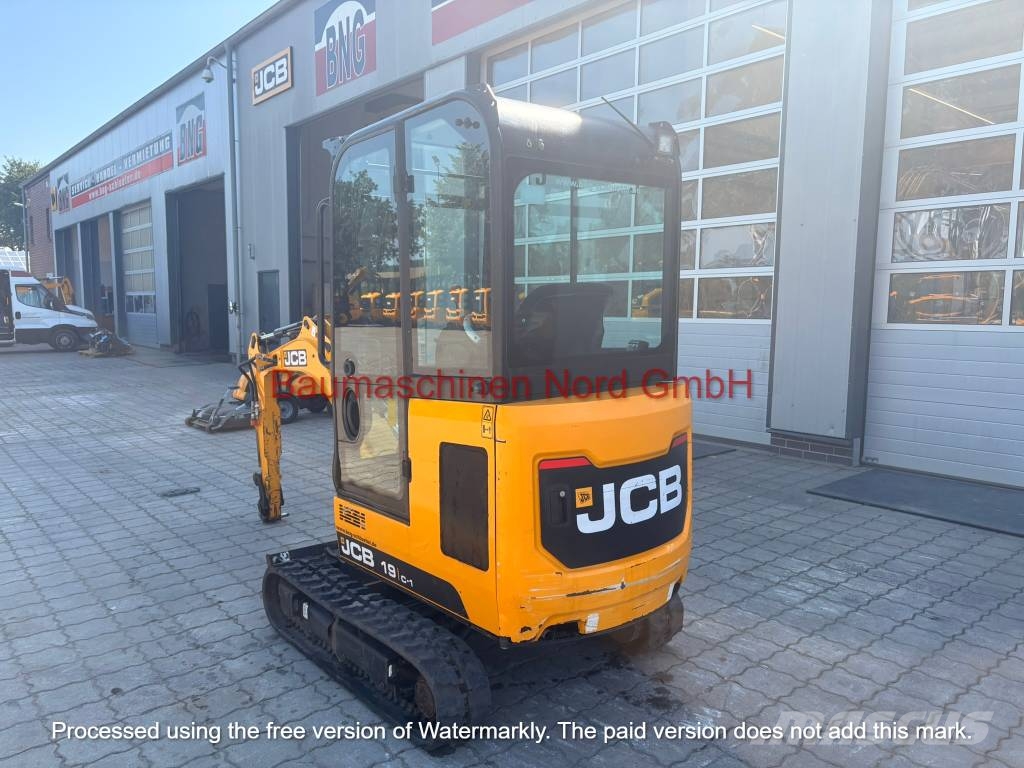 JCB 19C-1 gebraucht BJ 2023 1.680h Miniexcavadoras