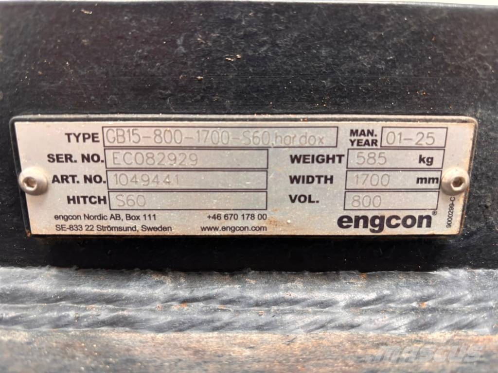 Engcon GB-15 1700MM S60 Cucharones