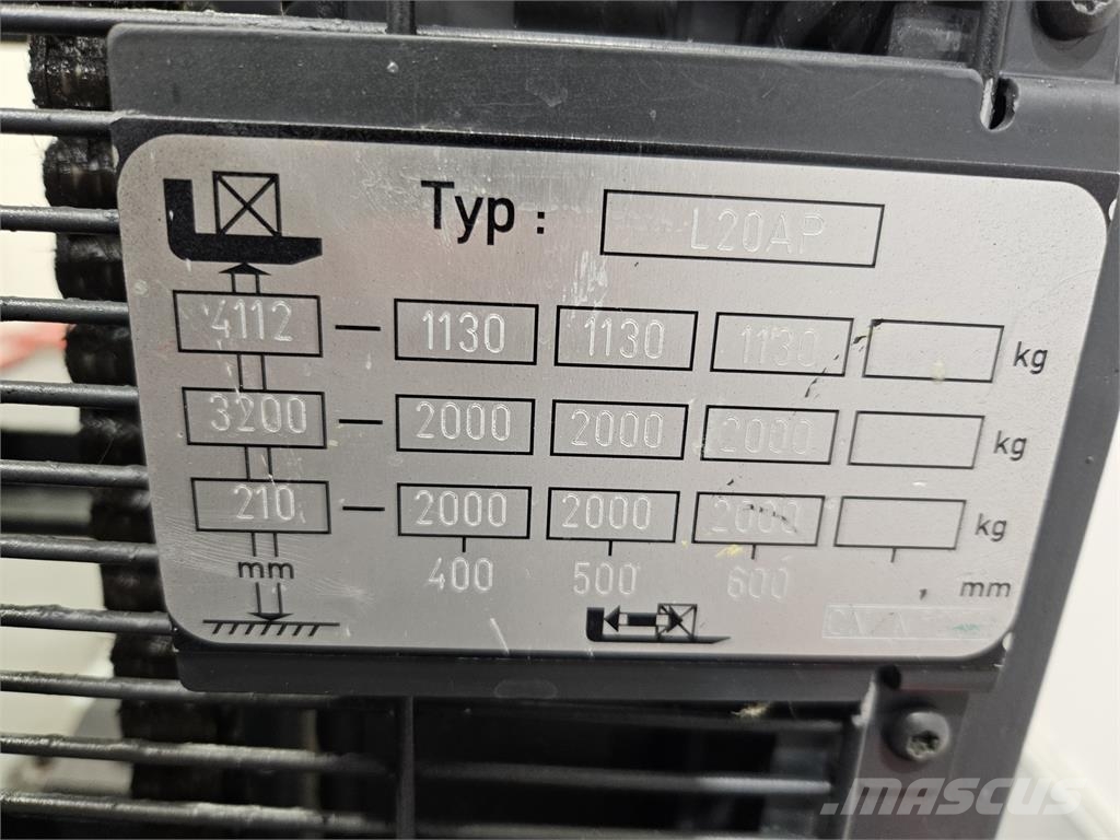 Linde L20AP Platform stackers