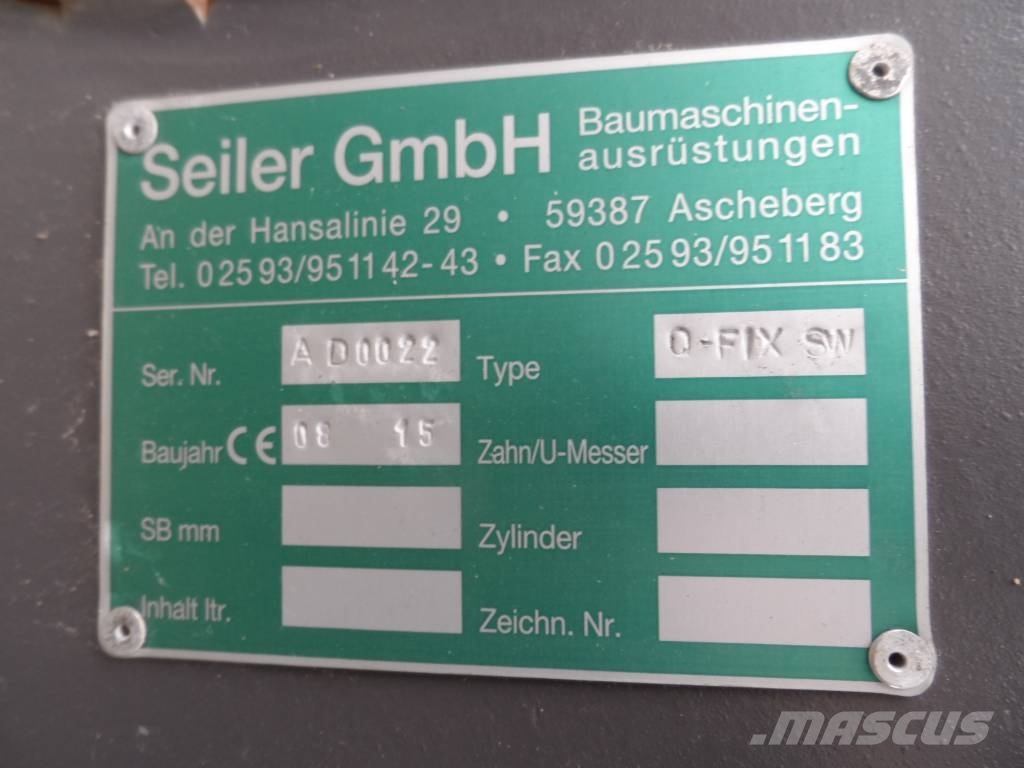 Volvo Adapterplatte von JBC 541-70 auf Volvo L60 TPV Alte componente