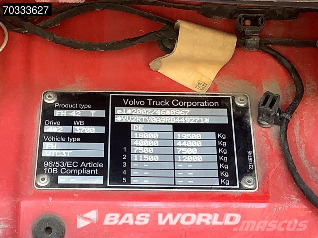 Volvo FH 460 4X2 Hydraulic Standklima ACC APK 03-2024 트랙터 유닛
