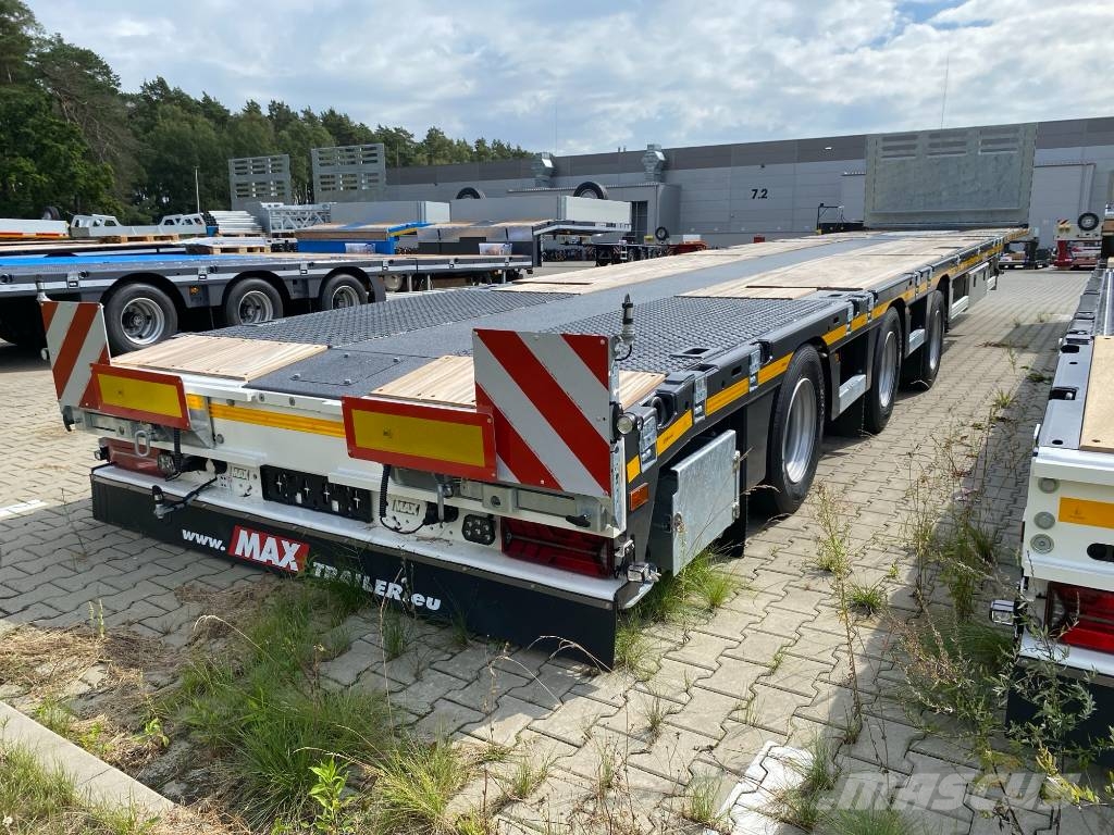 MAX Trailer MAX210 | Platforma | 2x Tele Semi-remorca agabaritica