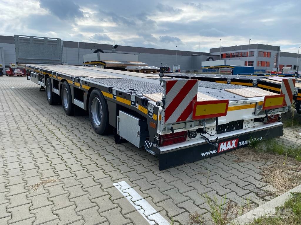 MAX Trailer MAX210 | Platforma | 2x Tele Semi-remorca agabaritica