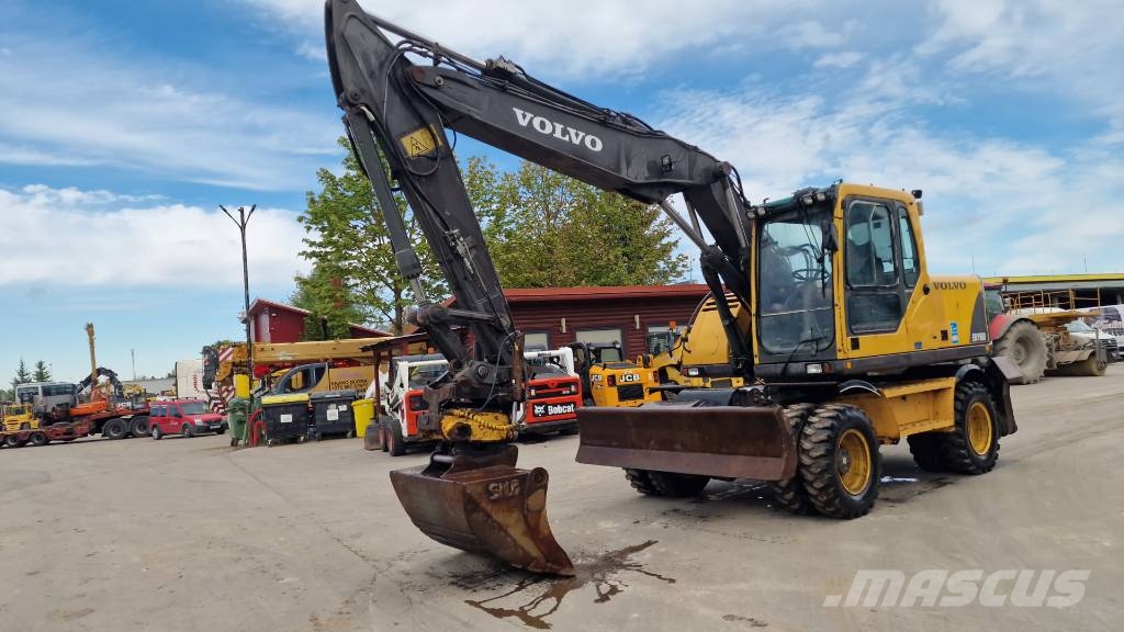 Volvo EW 160 B & Roto Колёсные экскаваторы
