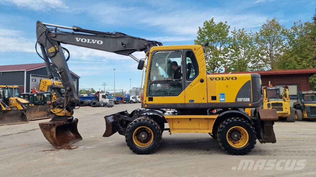 Volvo EW 160 B & Roto Колёсные экскаваторы