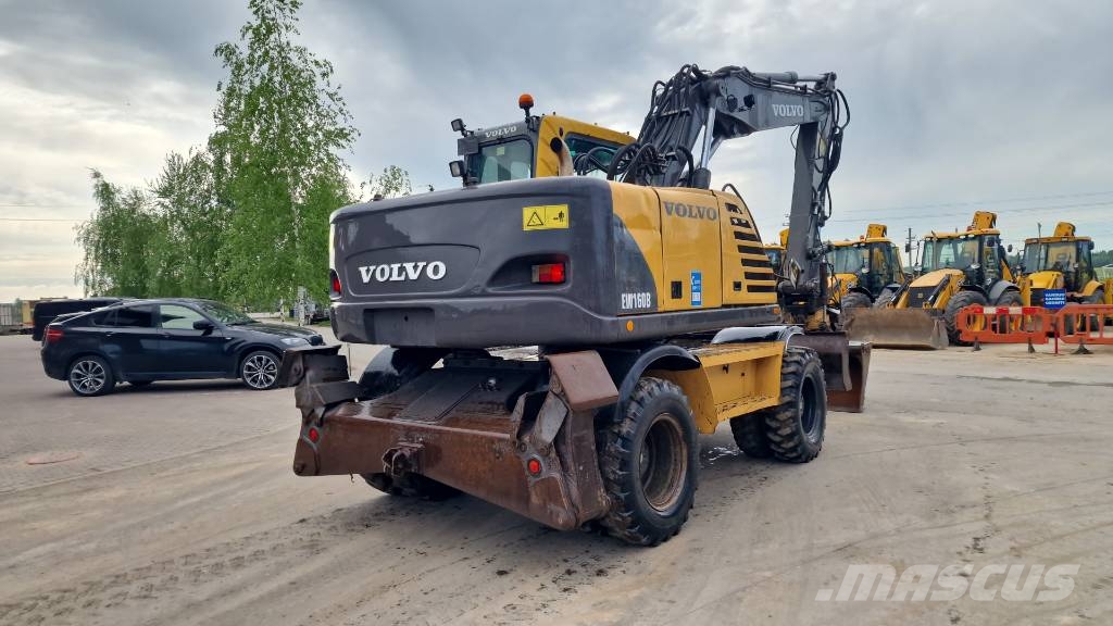 Volvo EW 160 B & Roto Колёсные экскаваторы