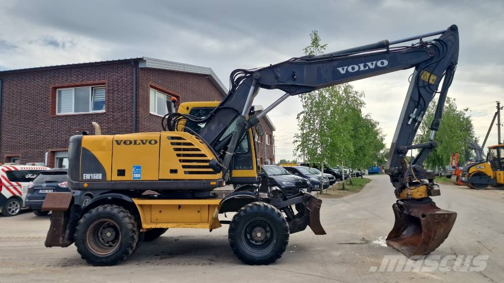 Volvo EW 160 B & Roto Колёсные экскаваторы