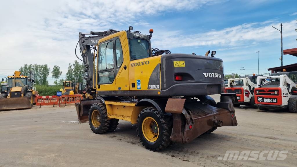 Volvo EW 160 B & Roto Колёсные экскаваторы