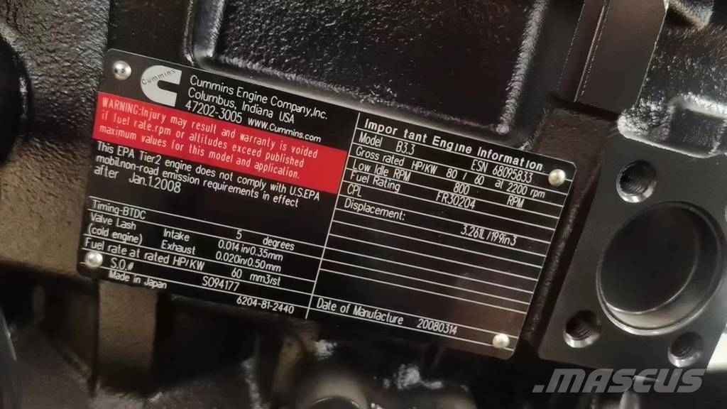 Cummins B3.3 Diesel Engine for Construction Machine Motorer