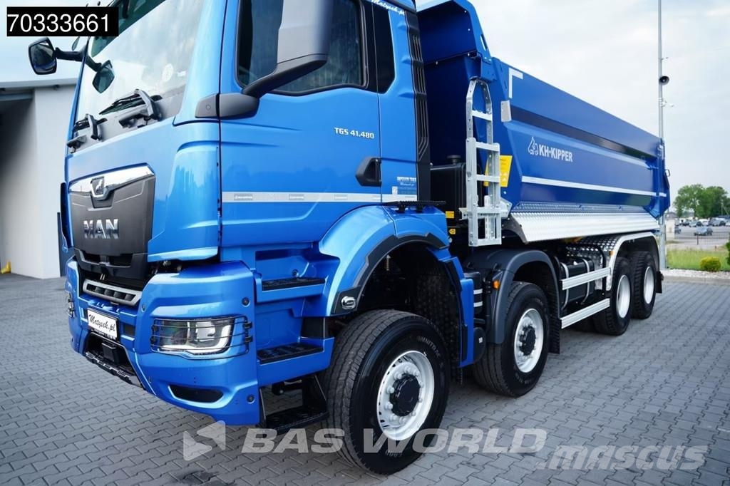 MAN TGS 41.480 TGS 8X8 NEW! 8x8 19m3 KH Kipper Steel s Kiperi kamioni