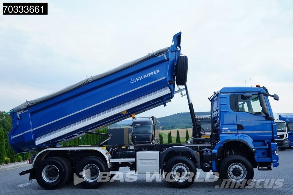 MAN TGS 41.480 TGS 8X8 NEW! 8x8 19m3 KH Kipper Steel s Kiperi kamioni