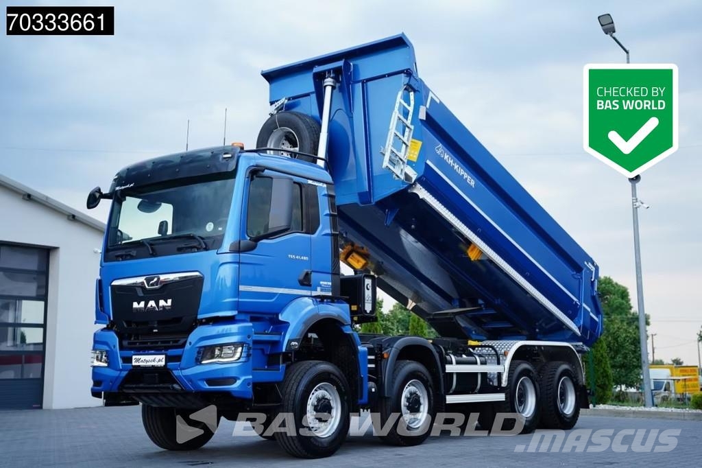 MAN TGS 41.480 TGS 8X8 NEW! 8x8 19m3 KH Kipper Steel s Kiperi kamioni