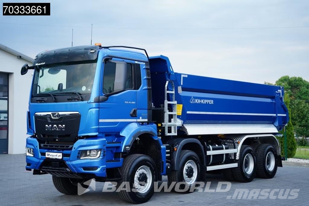 MAN TGS 41.480 TGS 8X8 NEW! 8x8 19m3 KH Kipper Steel s Kiperi kamioni