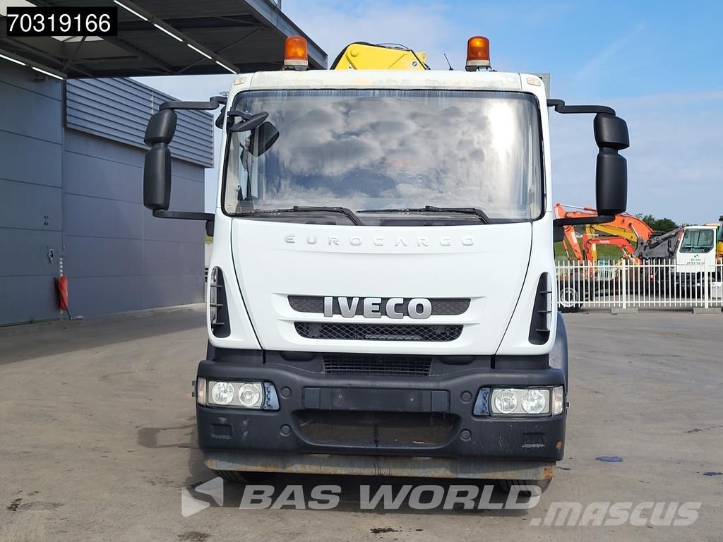 Iveco Eurocargo 160E220 4X2 HYVA V911 3S Crane Kran 750c Flatbed kamyonlar