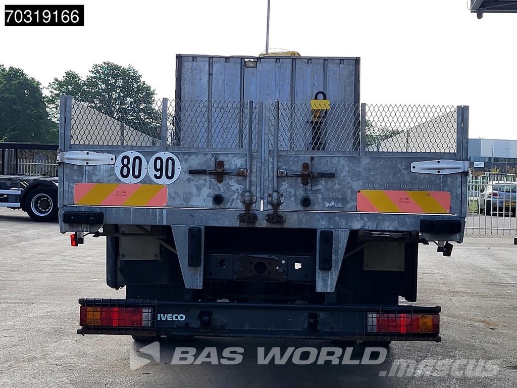Iveco Eurocargo 160E220 4X2 HYVA V911 3S Crane Kran 750c Flatbed kamyonlar