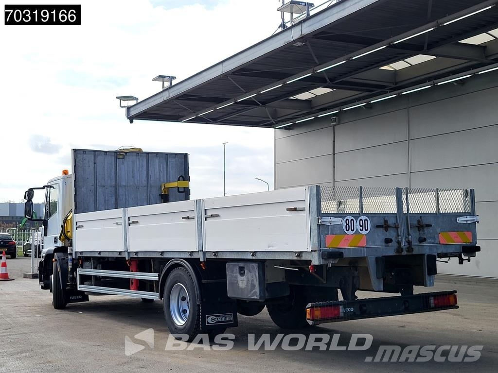 Iveco Eurocargo 160E220 4X2 HYVA V911 3S Crane Kran 750c Flatbed kamyonlar