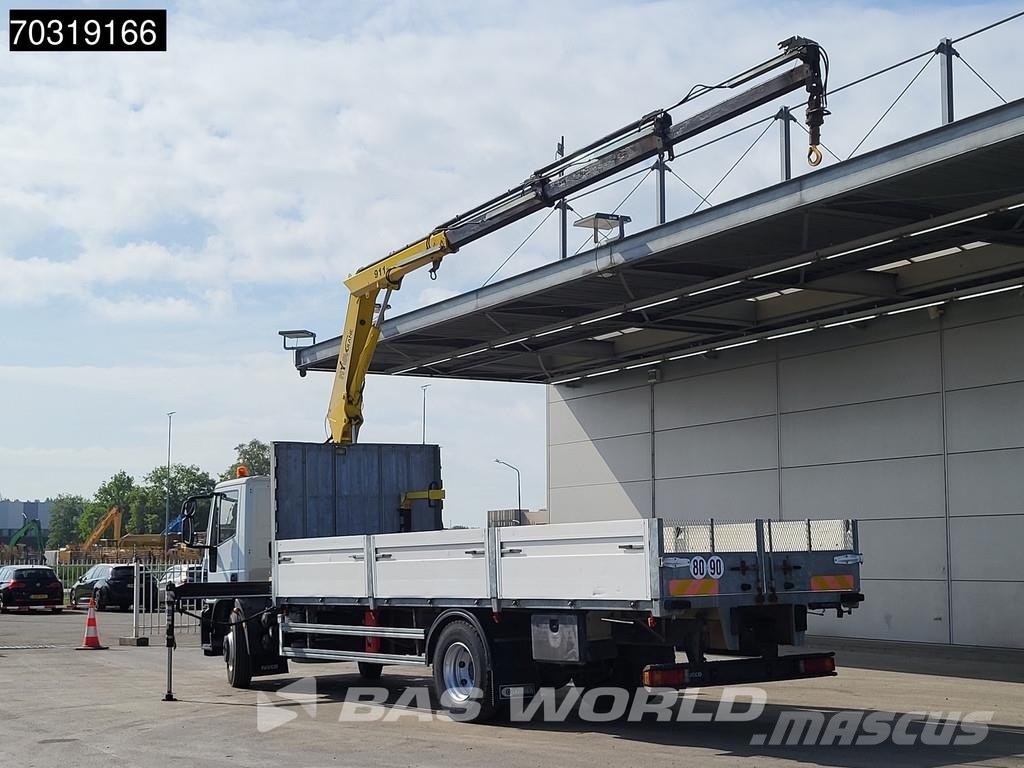 Iveco Eurocargo 160E220 4X2 HYVA V911 3S Crane Kran 750c Flatbed kamyonlar