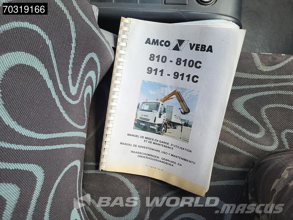 Iveco Eurocargo 160E220 4X2 HYVA V911 3S Crane Kran 750c Flatbed kamyonlar
