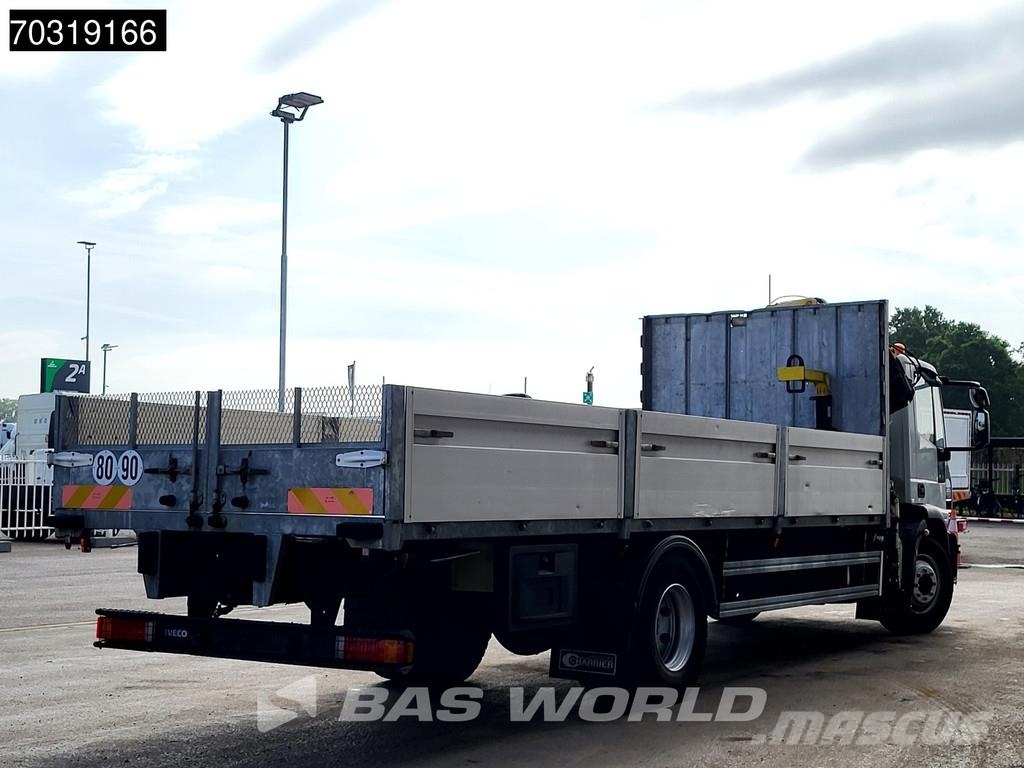 Iveco Eurocargo 160E220 4X2 HYVA V911 3S Crane Kran 750c Flatbed kamyonlar