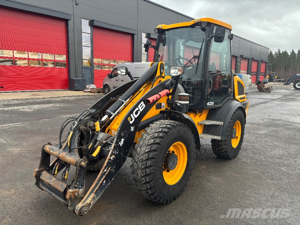JCB 409 / Paljon hyd. Rasvari, Eberspächer, 40km/h Iekrāvēji uz riteņiem