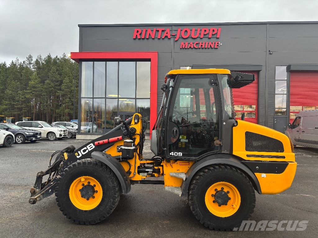 JCB 409 / Paljon hyd. Rasvari, Eberspächer, 40km/h Iekrāvēji uz riteņiem