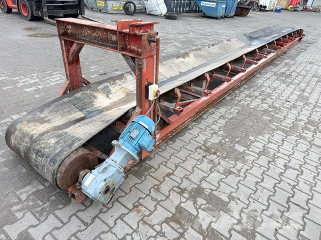Extec Electric belt conveyor, 11 m long Conveyors