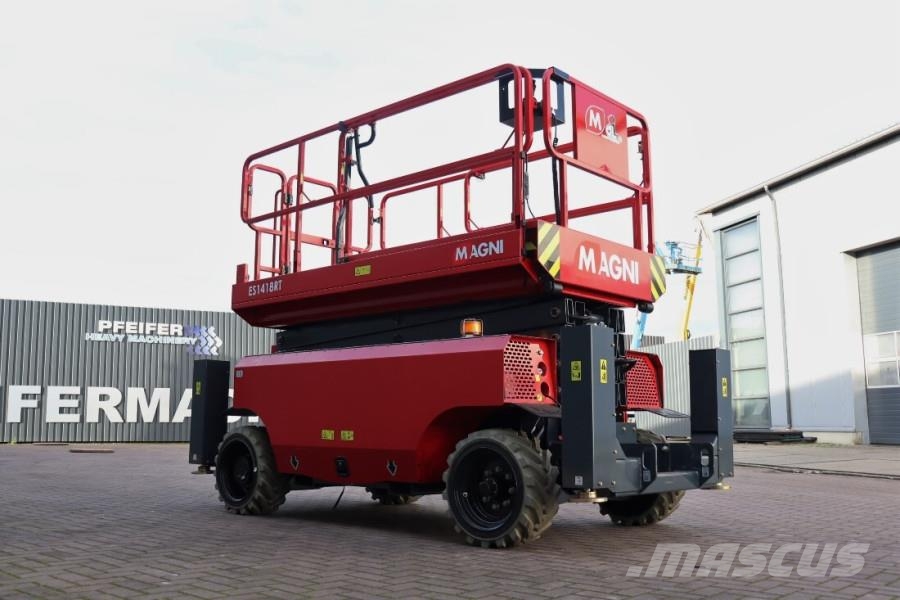 Magni ES1418RT Electric, 14.3m Working Height, 363 kg Ca Schaarhoogwerkers