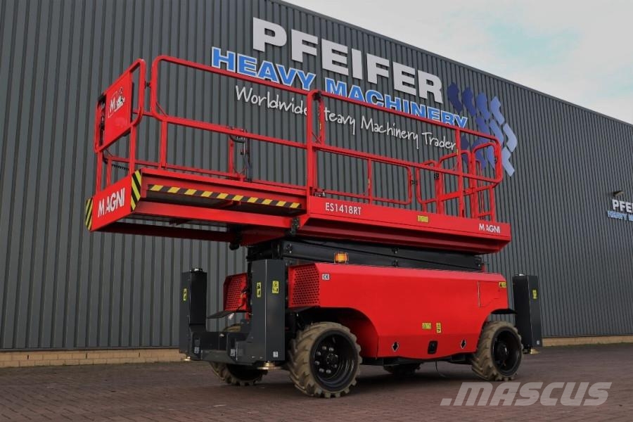 Magni ES1418RT Electric, 14.3m Working Height, 363 kg Ca Schaarhoogwerkers