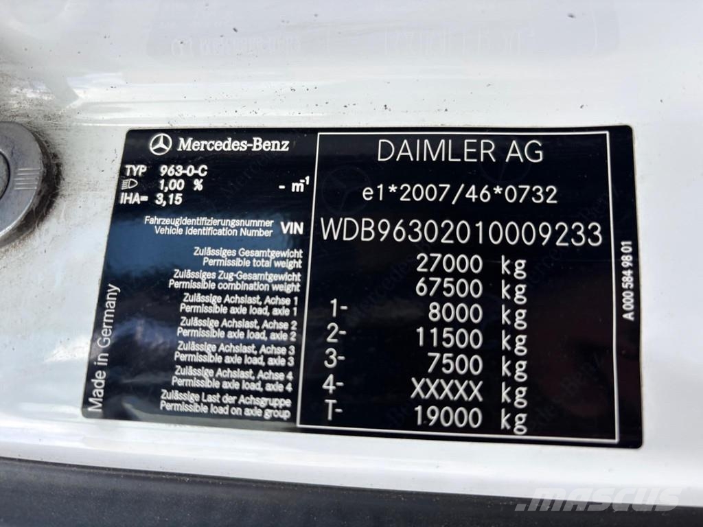 Mercedes-Benz ACTROS 2551 6x2*4 EURO6 + RETARDER + CARRIER SUPRA Kravas automašīnas - refrižeratori