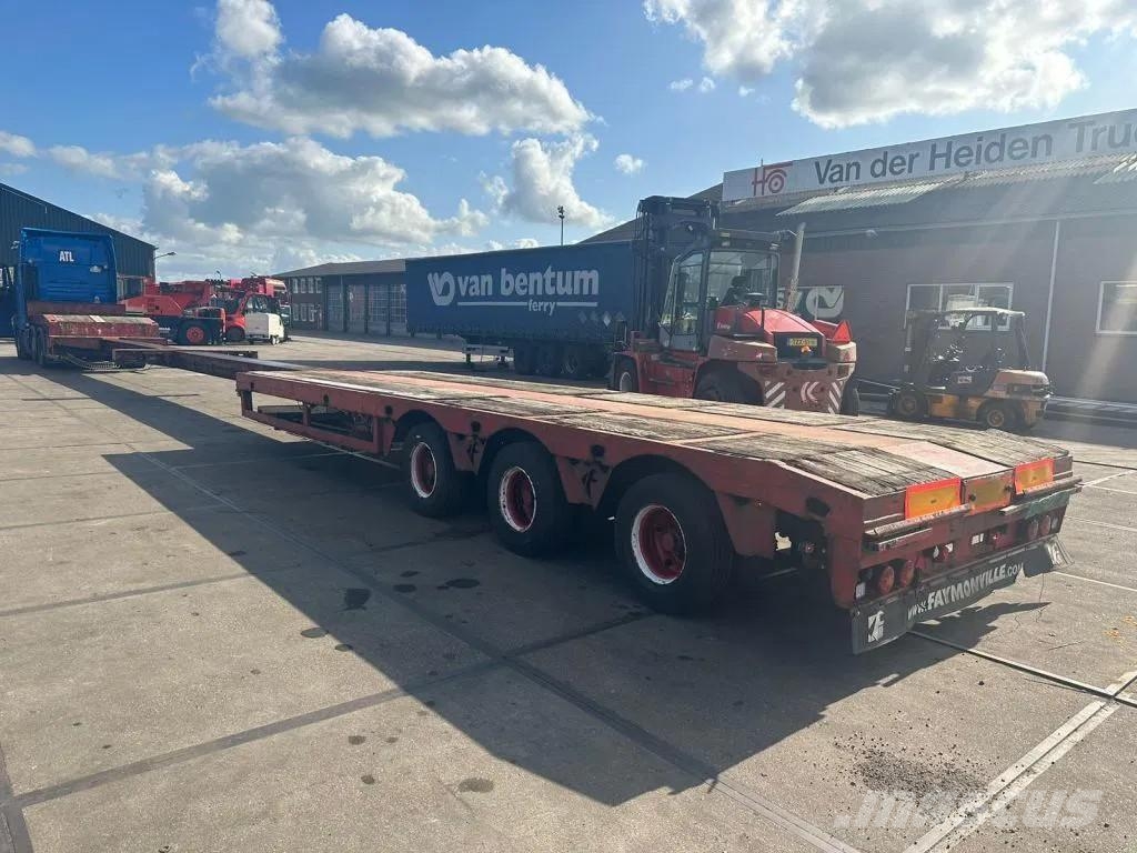 Faymonville 3 AXLE STEERING , DOUVLE EXTENDABLE BED 9,4 + 6,9 Low loader-semi-trailers