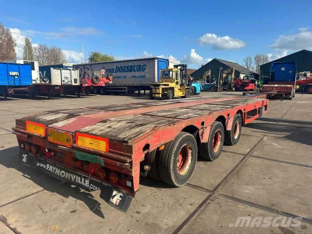 Faymonville 3 AXLE STEERING , DOUVLE EXTENDABLE BED 9,4 + 6,9 Low loader-semi-trailers