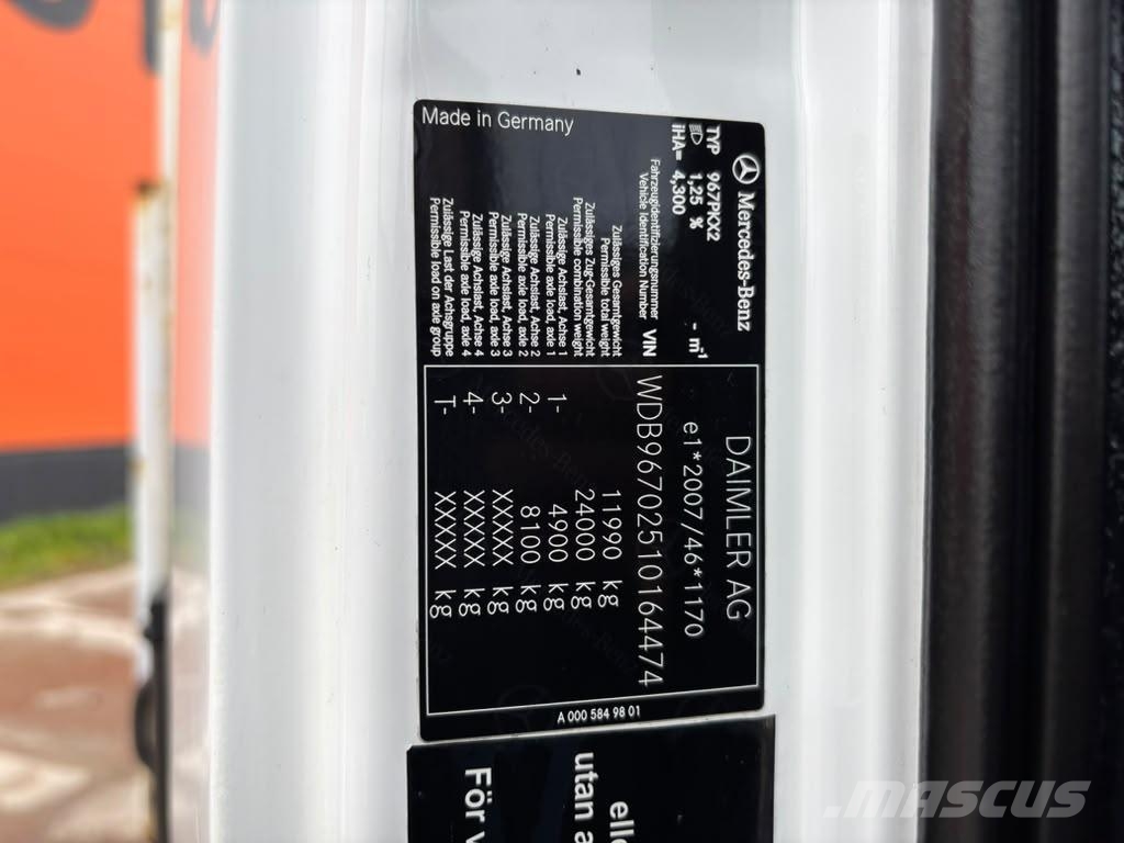Mercedes-Benz Atego 1224 4x2 PK 7.501 / PLATFORM L=4525 mm Kraanaga veokid
