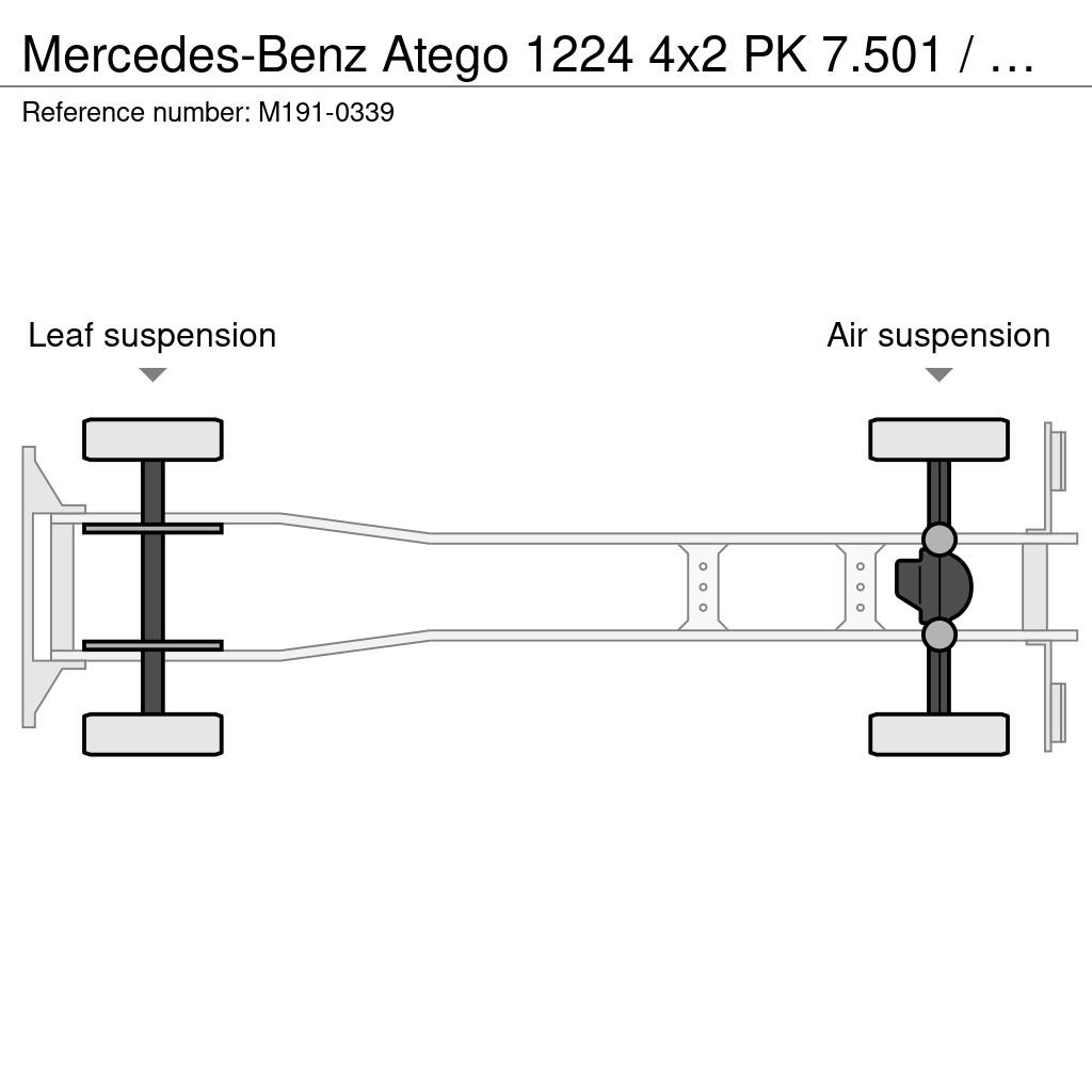 Mercedes-Benz Atego 1224 4x2 PK 7.501 / PLATFORM L=4525 mm Kraanaga veokid