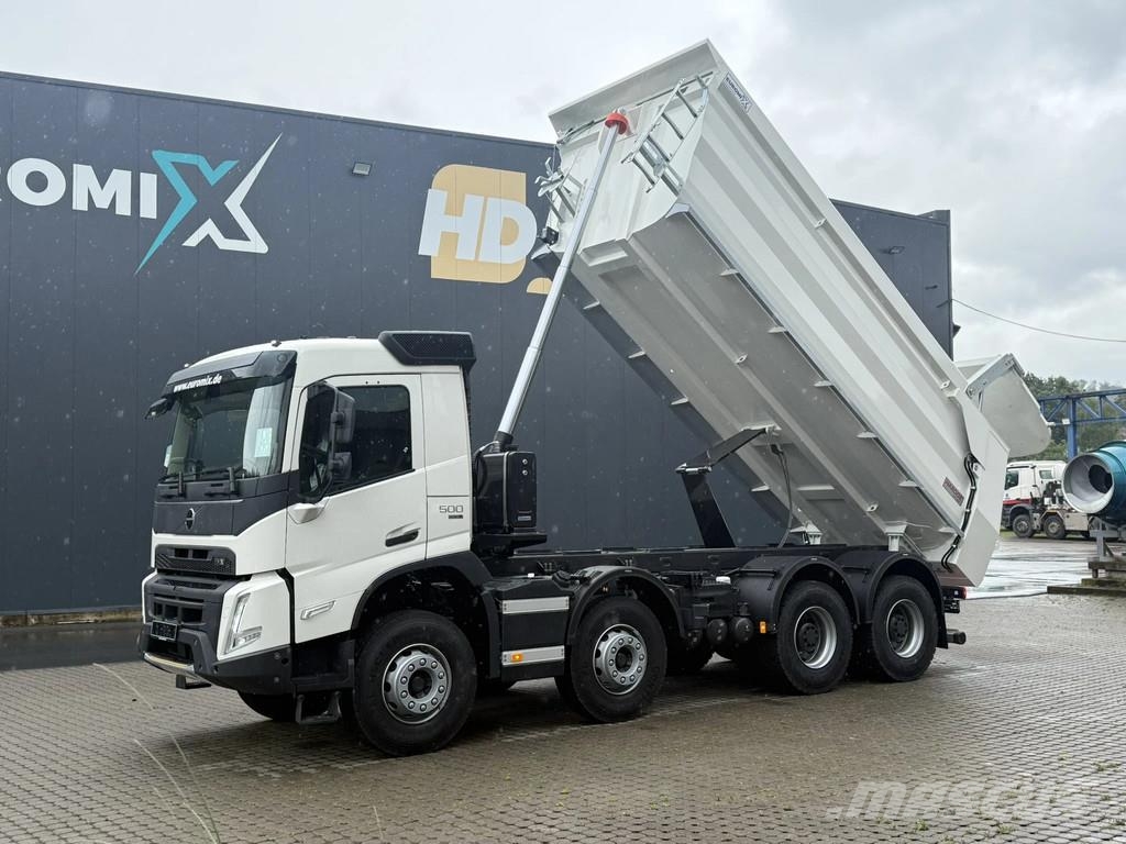 Volvo FMX 500 Volvo FMX13 500 8X4 Euro 6e L13 EuromixMTP Savivarčių priekabų vilkikai