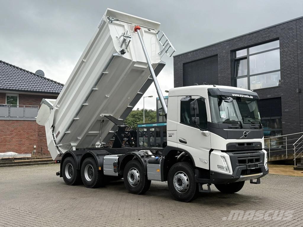 Volvo FMX 500 Volvo FMX13 500 8X4 Euro 6e L13 EuromixMTP Savivarčių priekabų vilkikai